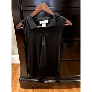 Tommy Bahamas Golf Black Tank Women's Size M 1/4 Zip